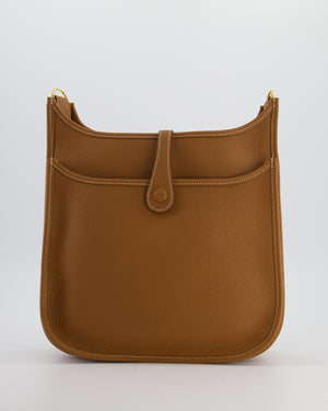 Hermès Evelyne III 29 Bag in Gold Taurillon Clemence Leather with Gold Hardware