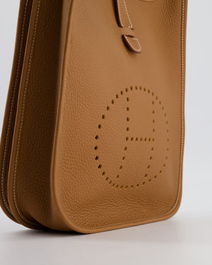 Hermès Evelyne III 29 Bag in Gold Taurillon Clemence Leather with Gold Hardware