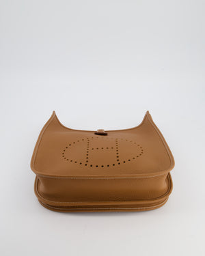 Hermès Evelyne III 29 Bag in Gold Taurillon Clemence Leather with Gold Hardware