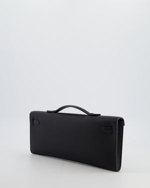 *HOT & RARE* Hermès Kelly Cut Bag in Noir Swift Leather with Gold Hardware