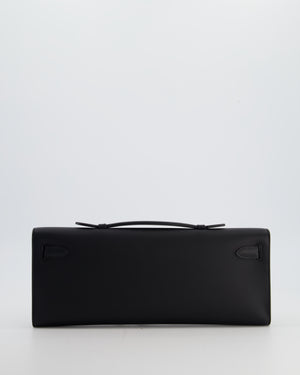 *HOT & RARE* Hermès Kelly Cut Bag in Noir Swift Leather with Gold Hardware