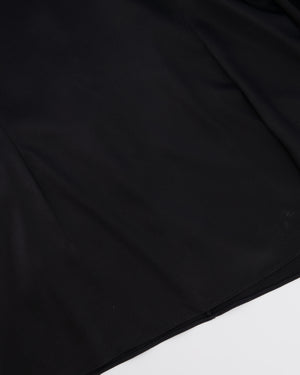 Dolce & Gabbana Black Silk Long-Sleeved Top Size IT 44 (UK 12)