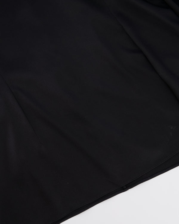 Dolce & Gabbana Black Silk Long-Sleeved Top Size IT 44 (UK 12)