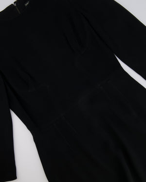 Dolce & Gabbana Black Long-Sleeved Mini Dress Size IT 44 (UK 12)