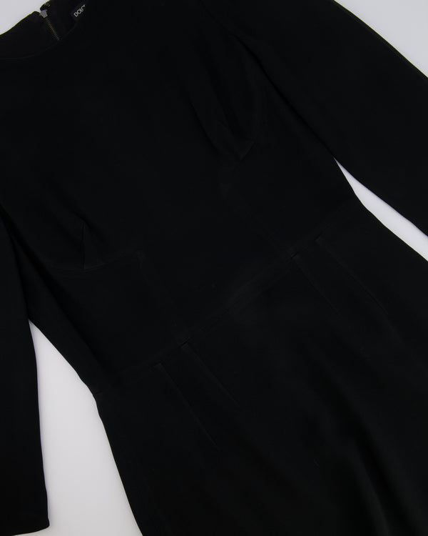 Dolce & Gabbana Black Long-Sleeved Mini Dress Size IT 44 (UK 12)