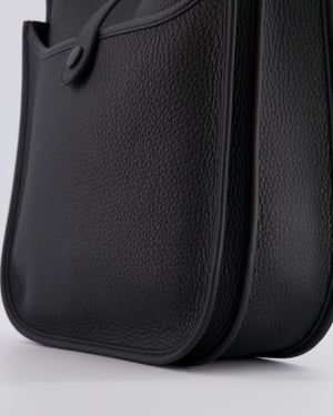 Hermès Evelyne III 29 Bag in Black Taurillon Clemence Leather with Gold Hardware