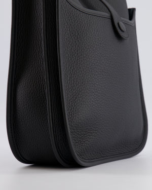 Hermès Evelyne III 29 Bag in Black Taurillon Clemence Leather with Gold Hardware