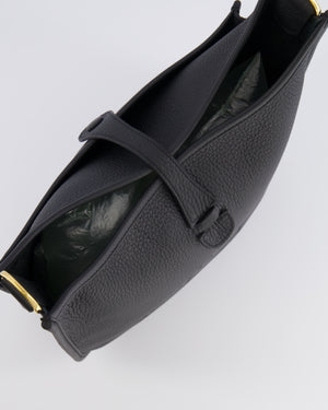Hermès Evelyne III 29 Bag in Black Taurillon Clemence Leather with Gold Hardware