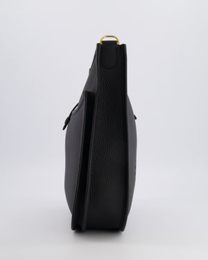 Hermès Evelyne III 29 Bag in Black Taurillon Clemence Leather with Gold Hardware