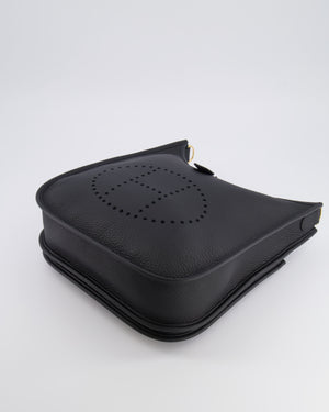 Hermès Evelyne III 29 Bag in Black Taurillon Clemence Leather with Gold Hardware
