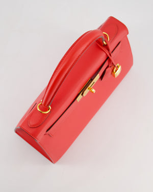 Hermès Kelly 28 Sellier Bag in Rouge De Coeur Epsom Leather with Gold Hardware