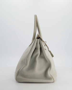 Hermès Birkin 35 Retourne Bag in Gris Perle Togo Leather with Palladium Hardware