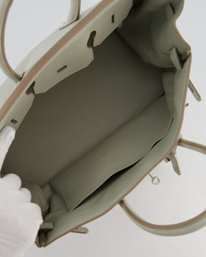 Hermès Birkin 35 Retourne Bag in Gris Perle Togo Leather with Palladium Hardware