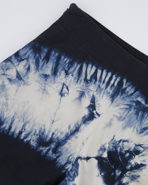Christian Dior Navy and White Tie-Dye Shorts Size FR 36 (UK 8)
