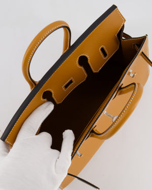 Hermès Birkin 25 Sellier Bag in Toffee Epsom Leather with Palladium Hardware