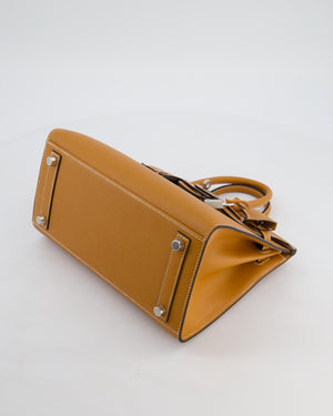 Hermès Birkin 25 Sellier Bag in Toffee Epsom Leather with Palladium Hardware