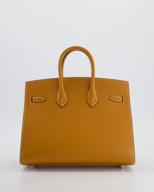 Hermès Birkin 25 Sellier Bag in Toffee Epsom Leather with Palladium Hardware