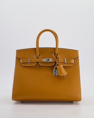 Hermès Birkin 25 Sellier Bag in Toffee Epsom Leather with Palladium Hardware
