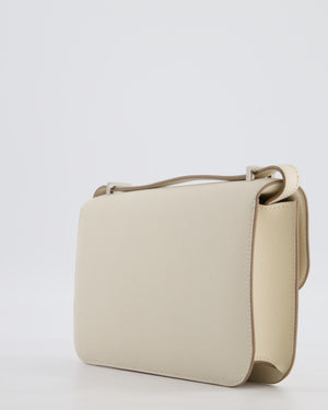 *NEW RELEASE* Hermès Constance 1-Elan Miroir Bag in Craie Epsom Leather with Palladium Hardware