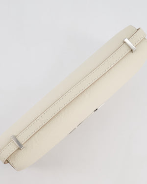 *NEW RELEASE* Hermès Constance 1-Elan Miroir Bag in Craie Epsom Leather with Palladium Hardware