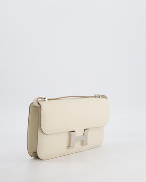 *NEW RELEASE* Hermès Constance 1-Elan Miroir Bag in Craie Epsom Leather with Palladium Hardware