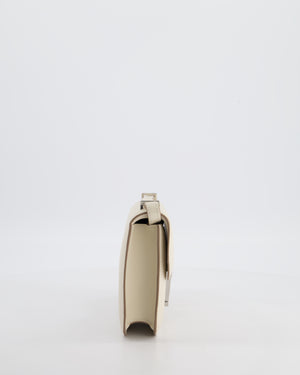 *NEW RELEASE* Hermès Constance 1-Elan Miroir Bag in Craie Epsom Leather with Palladium Hardware