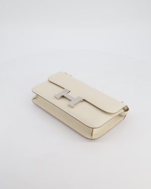*NEW RELEASE* Hermès Constance 1-Elan Miroir Bag in Craie Epsom Leather with Palladium Hardware