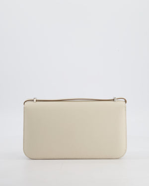 *NEW RELEASE* Hermès Constance 1-Elan Miroir Bag in Craie Epsom Leather with Palladium Hardware
