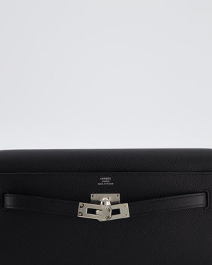 Hermès Kelly To Go Bag in Noir Epsom Leather with Palladium Hardware