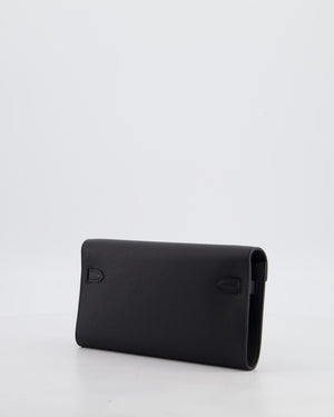 Hermès Kelly To Go Bag in Noir Epsom Leather with Palladium Hardware