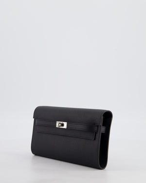 Hermès Kelly To Go Bag in Noir Epsom Leather with Palladium Hardware