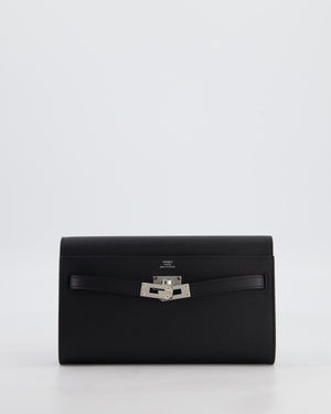 Hermès Kelly To Go Bag in Noir Epsom Leather with Palladium Hardware