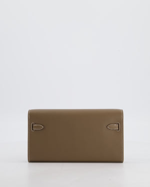 Hermès Kelly To Go Bag in Etoupe Evercolour Leather with Gold Hardware