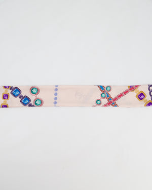 Chanel Pastel Pink CC Chain Logo Twilly