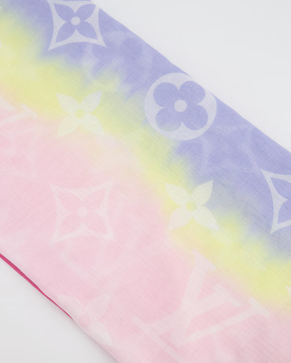 Louis Vuitton Pastel Multicolour Monogram Escale Shawl