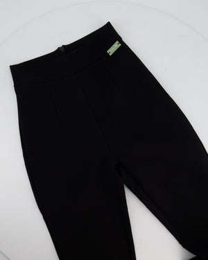 Balmain Black Knit Stirrup Leggings Size XS (UK 4-6)