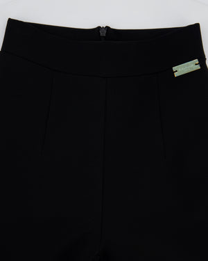 Balmain Black Knit Stirrup Leggings Size XS (UK 4-6)