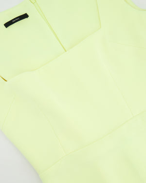 Alex Perry Pastel Yellow Sleeveless Mini Dress Size FR 38 (UK 10)