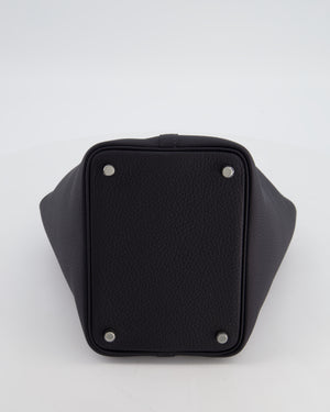 Hermès Picotin Lock 18 Bag in Caban Clemence Leather with Palladium Hardware