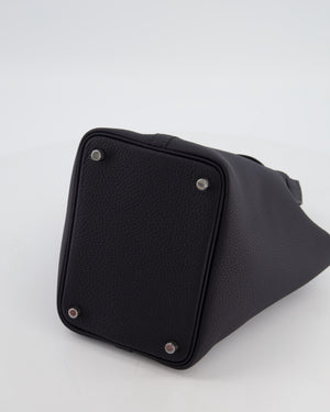 Hermès Picotin Lock 18 Bag in Caban Clemence Leather with Palladium Hardware