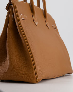 Hermès Birkin 35 Retourne Bag in Gold Togo Leather with Gold Hardware