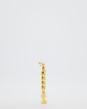 Chanel Earrings 20P Chain Large CC Gold Hardware
