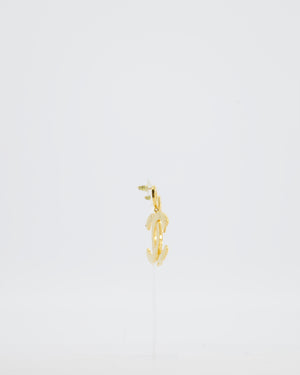 Chanel Earrings 20A Extra Large CC Gold Hardware