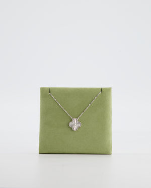 Van Cleef & Arpels Vintage Alhambra pendant 18K White Gold