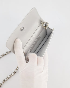 Chanel Star Motif Chain Micro Bag in Lambskin Leather with Silver Hardware