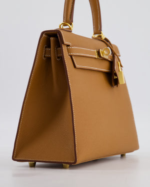 *HOLY GRAIL* Hermès Kelly 25 Sellier Bag in Gold Epsom Leather with Gold Hardware