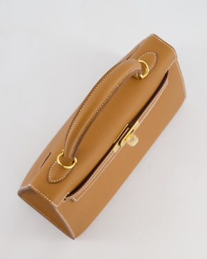 *HOLY GRAIL* Hermès Kelly 25 Sellier Bag in Gold Epsom Leather with Gold Hardware
