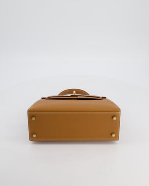 *HOLY GRAIL* Hermès Kelly 25 Sellier Bag in Gold Epsom Leather with Gold Hardware