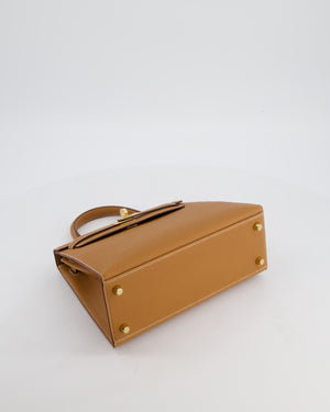 *HOLY GRAIL* Hermès Kelly 25 Sellier Bag in Gold Epsom Leather with Gold Hardware