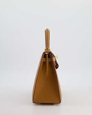 *HOLY GRAIL* Hermès Kelly 25 Sellier Bag in Gold Epsom Leather with Gold Hardware